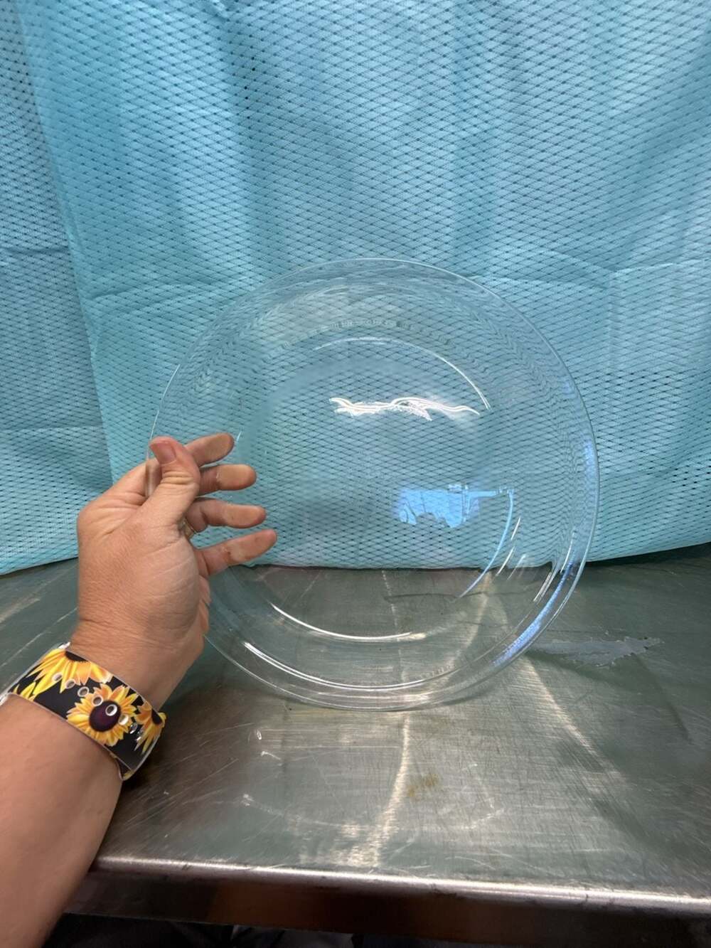 Pyrex 208 Glass Pie Plate Dish Baking Pan 9 Inch Clear